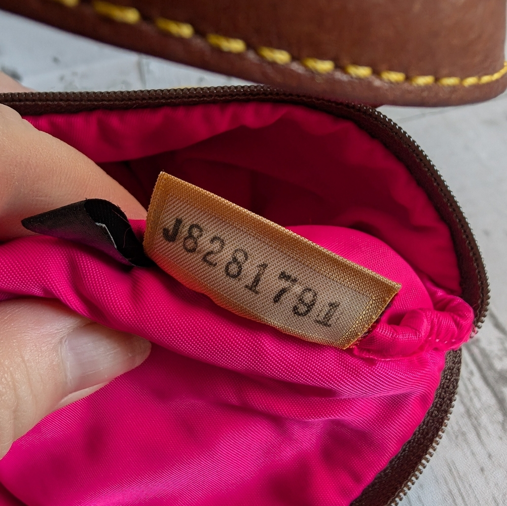 Patchwork Handbag With Brown Handles - image 4